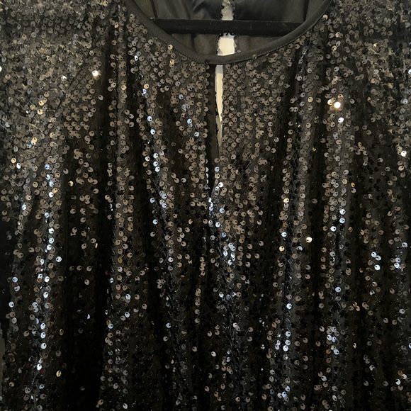 NWT Long Tall Sally black sequined dress XL - Picture 2 of 4